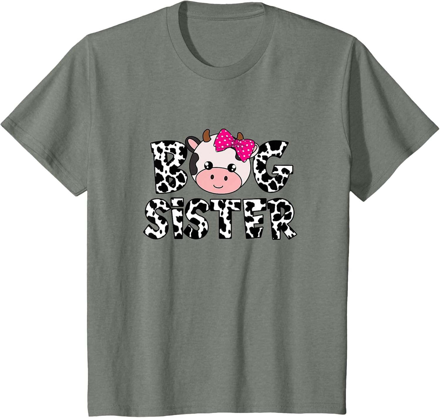Big Sister Farm Life Cow Lover Big Sis Sibling Matching