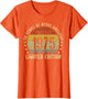 Vintage 1975 50th Birthday 50 Years Old Men Women