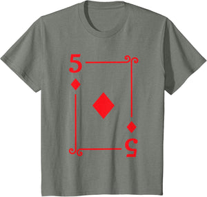 Playing Cards Costume - 5 Diamonds Card - Five Card