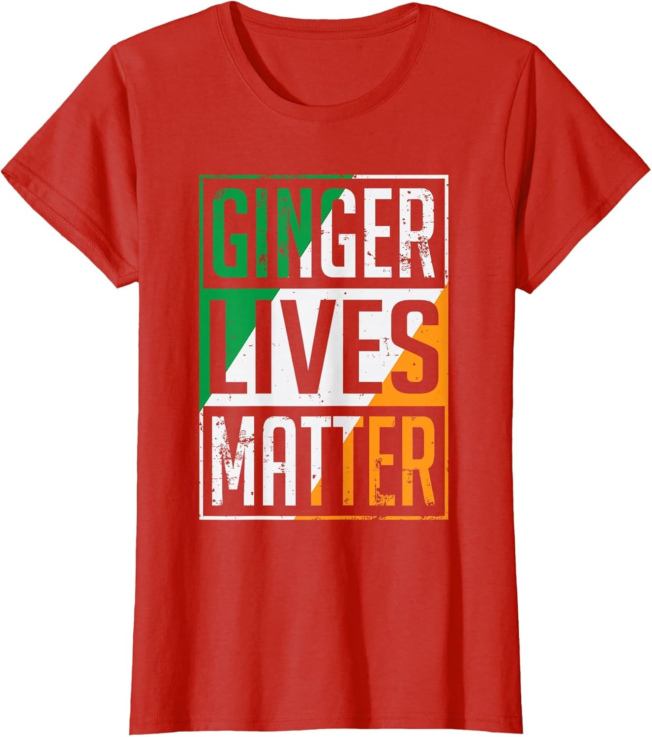 Ginger Lives Matter Irish Flag St Patricks Day Redhead Men