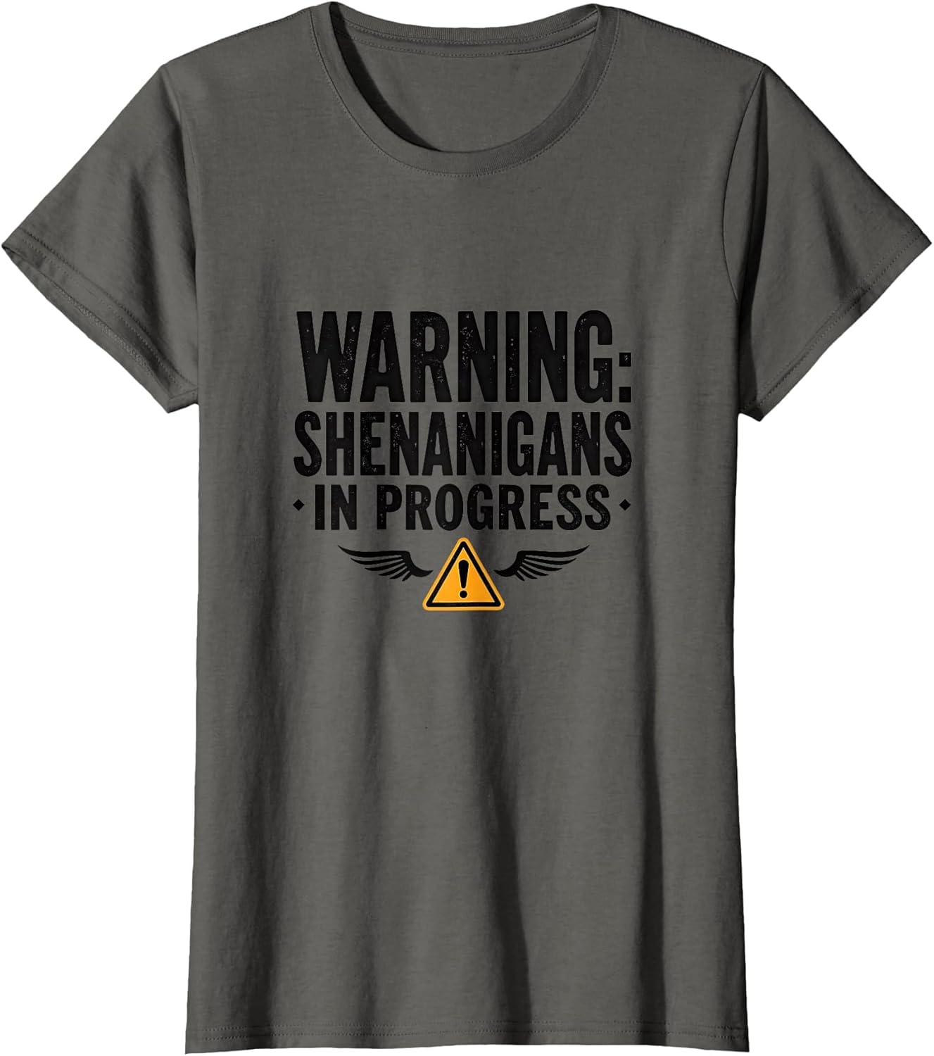 Warning Shenanigans in Progress Fun Design