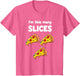 Cute Pizza 3rd Birthday I'm This Many Slices 3-Year-Old