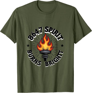 8647 Spirit Burns Bright Motivational Design