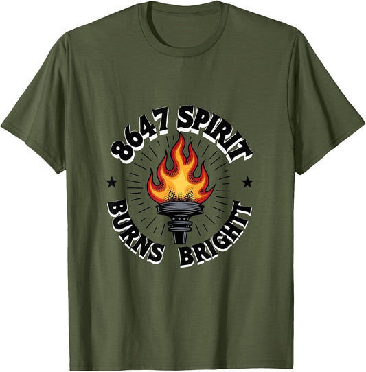 8647 Spirit Burns Bright Motivational Design