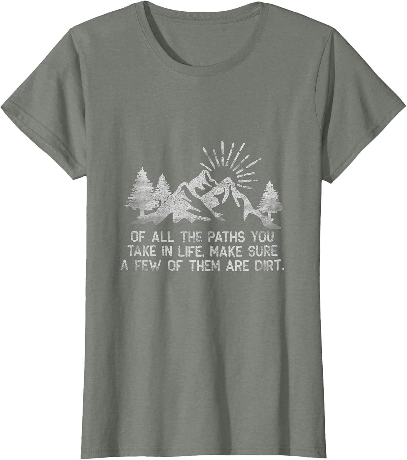 of All The Paths You Take in Life Forest Hiking and Camping