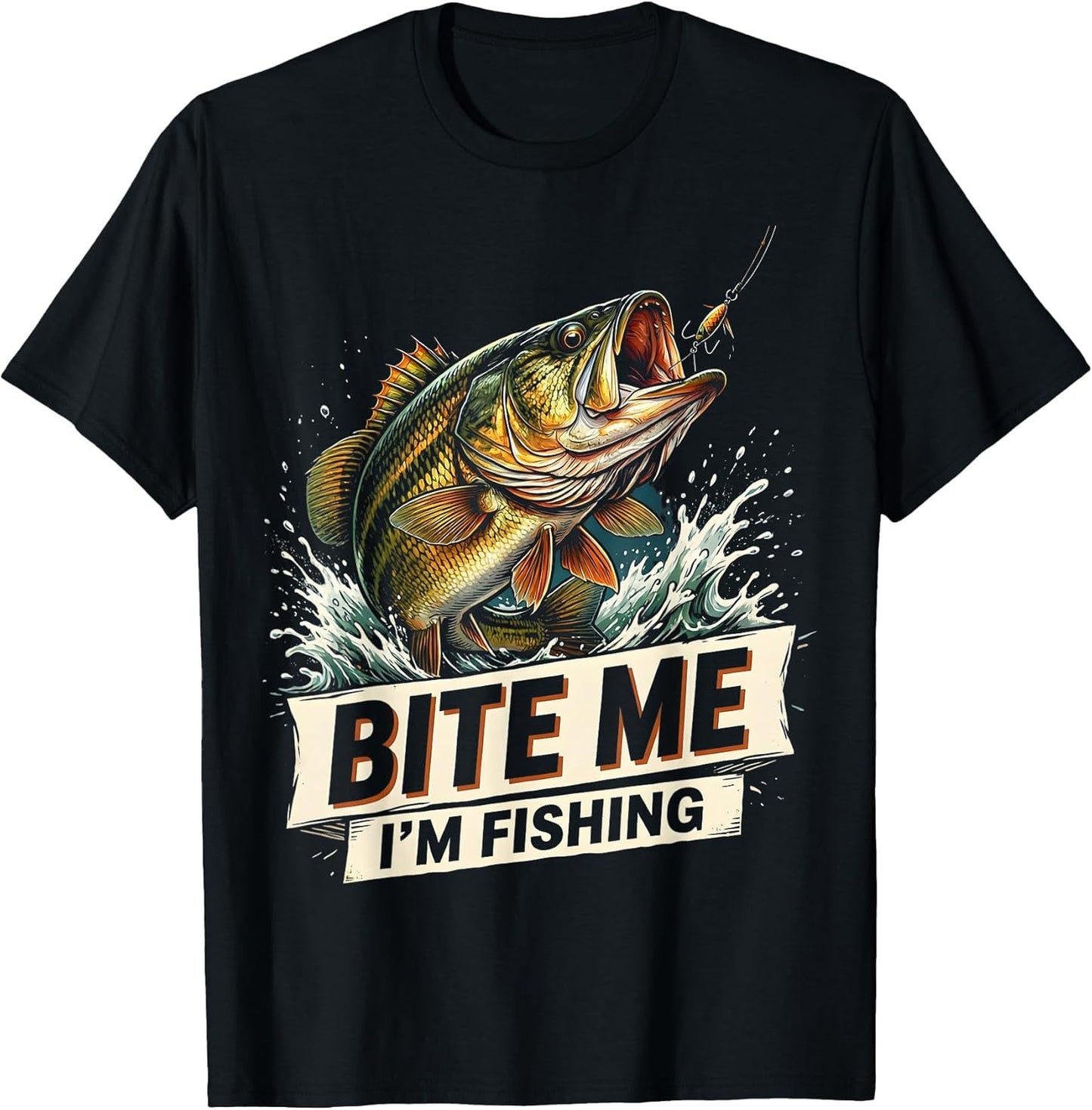 Bite Me I'm Fishing Reel Life Men's Design