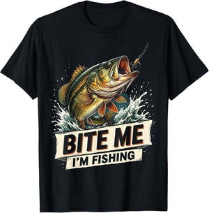 Bite Me I'm Fishing Reel Life Men's Design