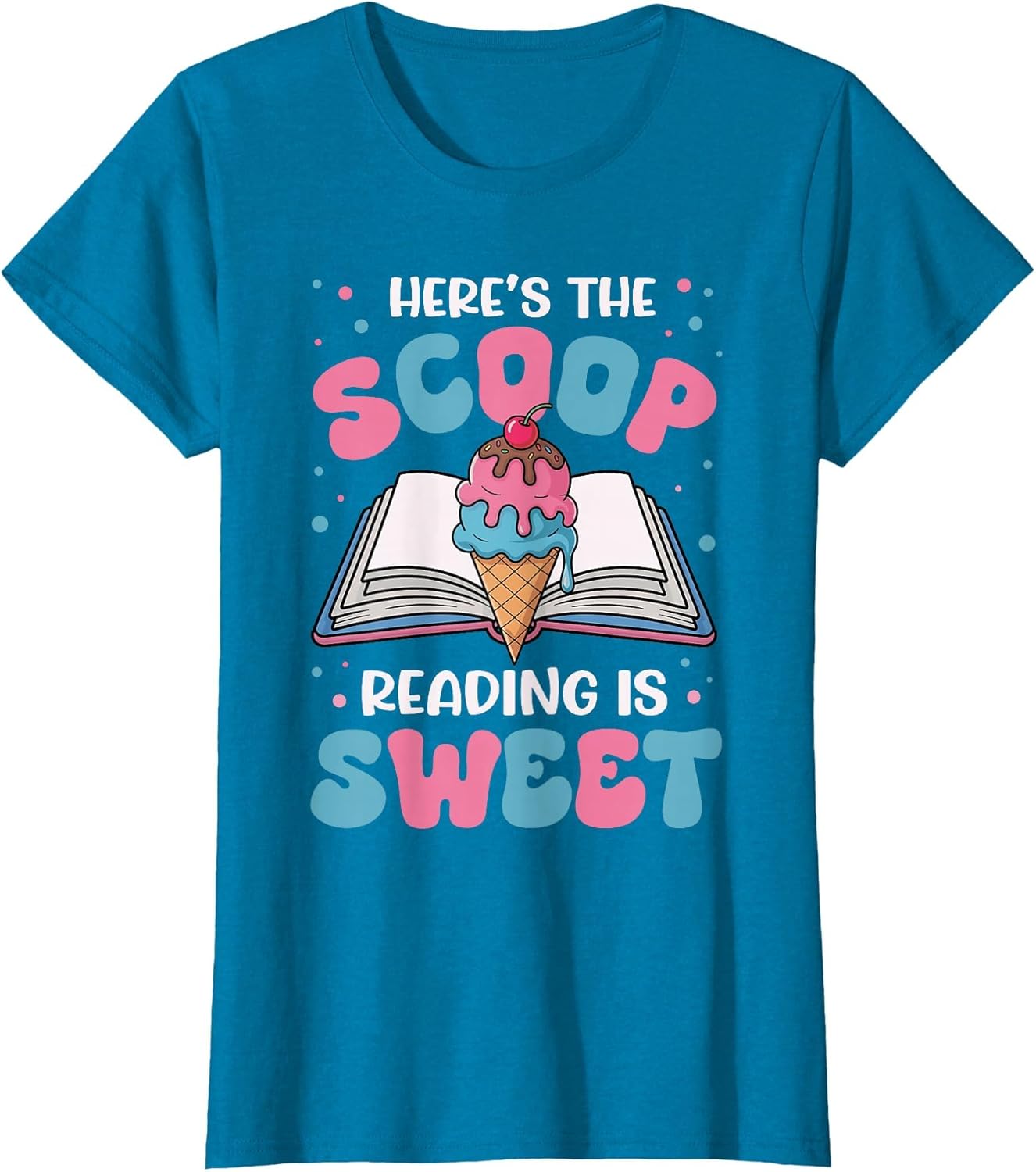 Cute Elementary Librarian Reading is Sweet