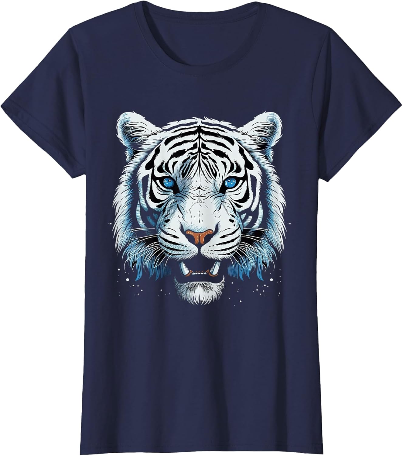 White Tiger Blue Eyes Wild Cat Animal