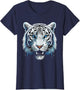 White Tiger Blue Eyes Wild Cat Animal