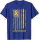 Childhood Cancer Shirt Flag Childhood Cancer Awareness