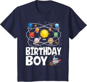 Birthday Boy Space Planets Birthday