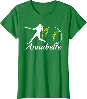Annabelle Name Gift Personalized Softball