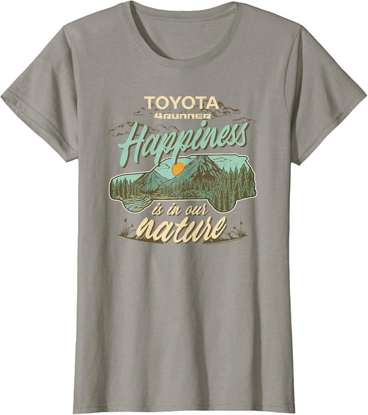 Toyota 4 Runner Happiness in The Nature Retro Chest Logo