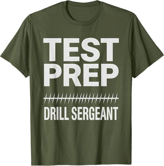 Test Prep Drill Sergeant Teacher Design