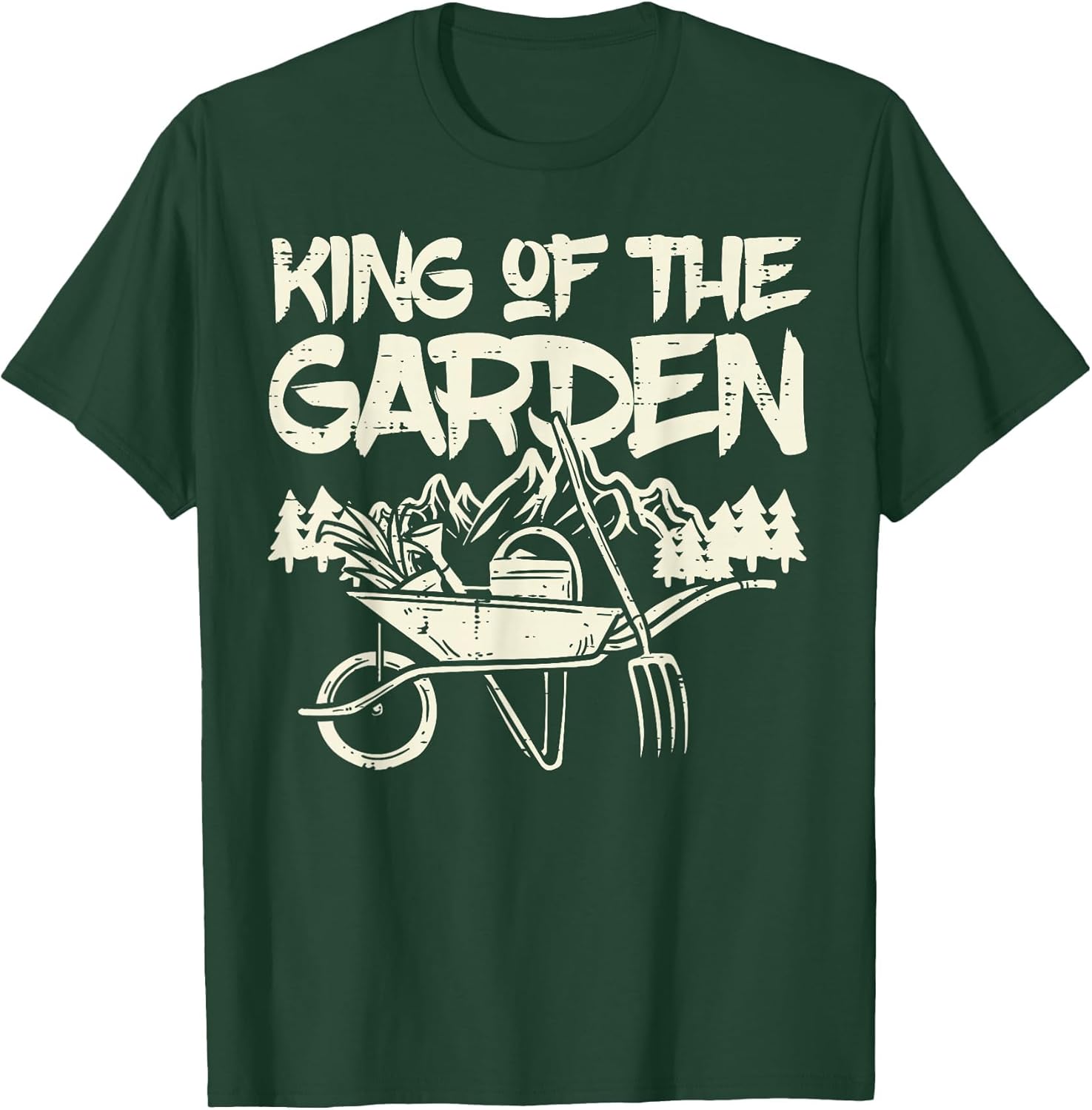 King of The Garden Cool Gardening Gardener Grandpa Dad Men