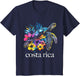 Costa Rica Sea Turtle Flowers Diving Surfer Souvenir