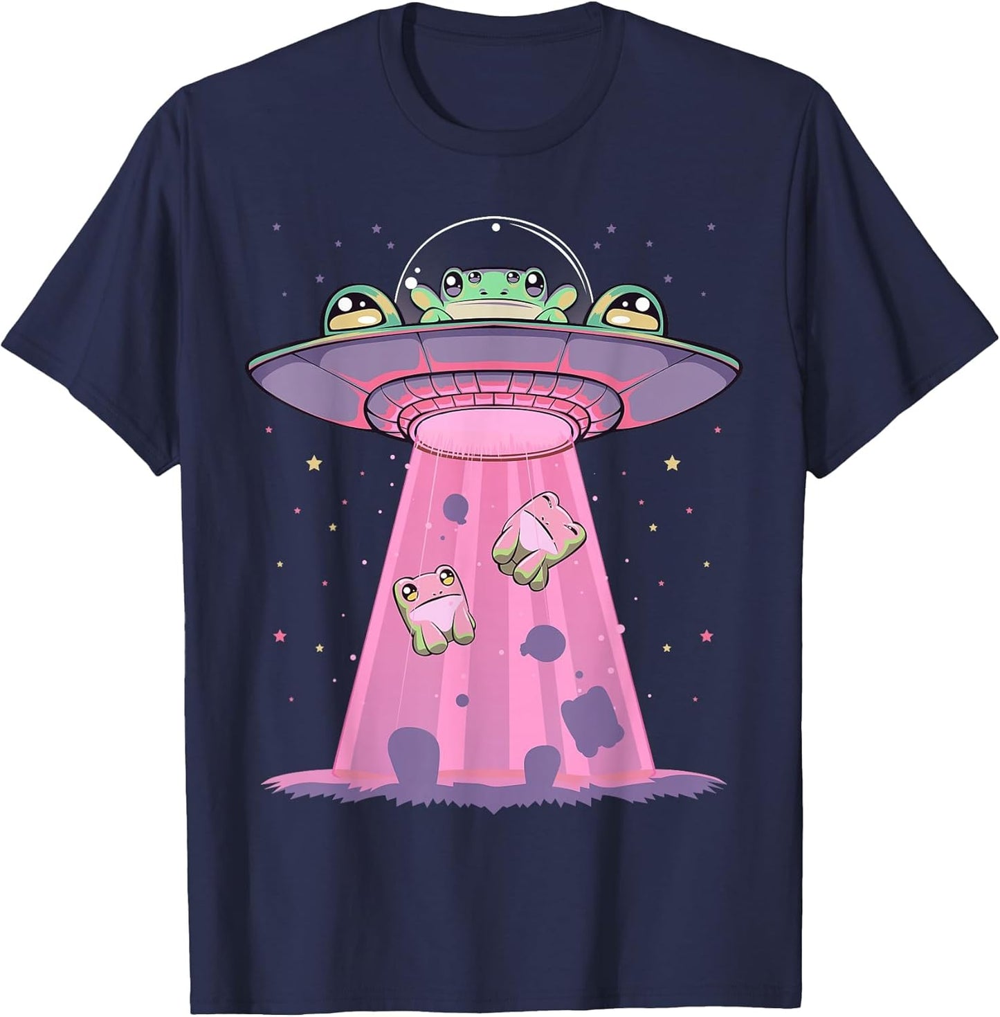 Kawaii Frogs UFO Aliens Frog