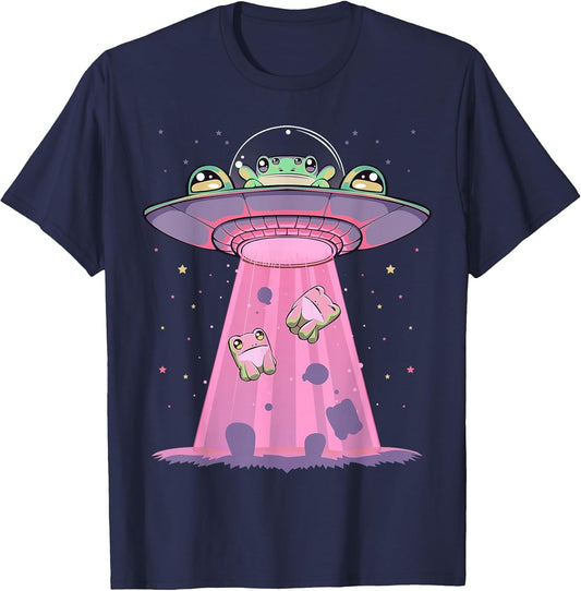 Kawaii Frogs UFO Aliens Frog