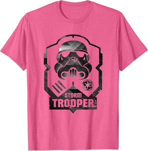 Star Wars Rebels Stormtrooper Face Greyscale Badge