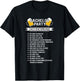 Bachelor Party Checklist Groomsmen Best Man T Shirt