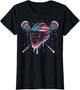 Patriotic American Flag Lacrosse Ice Cream Drip Lax Boys