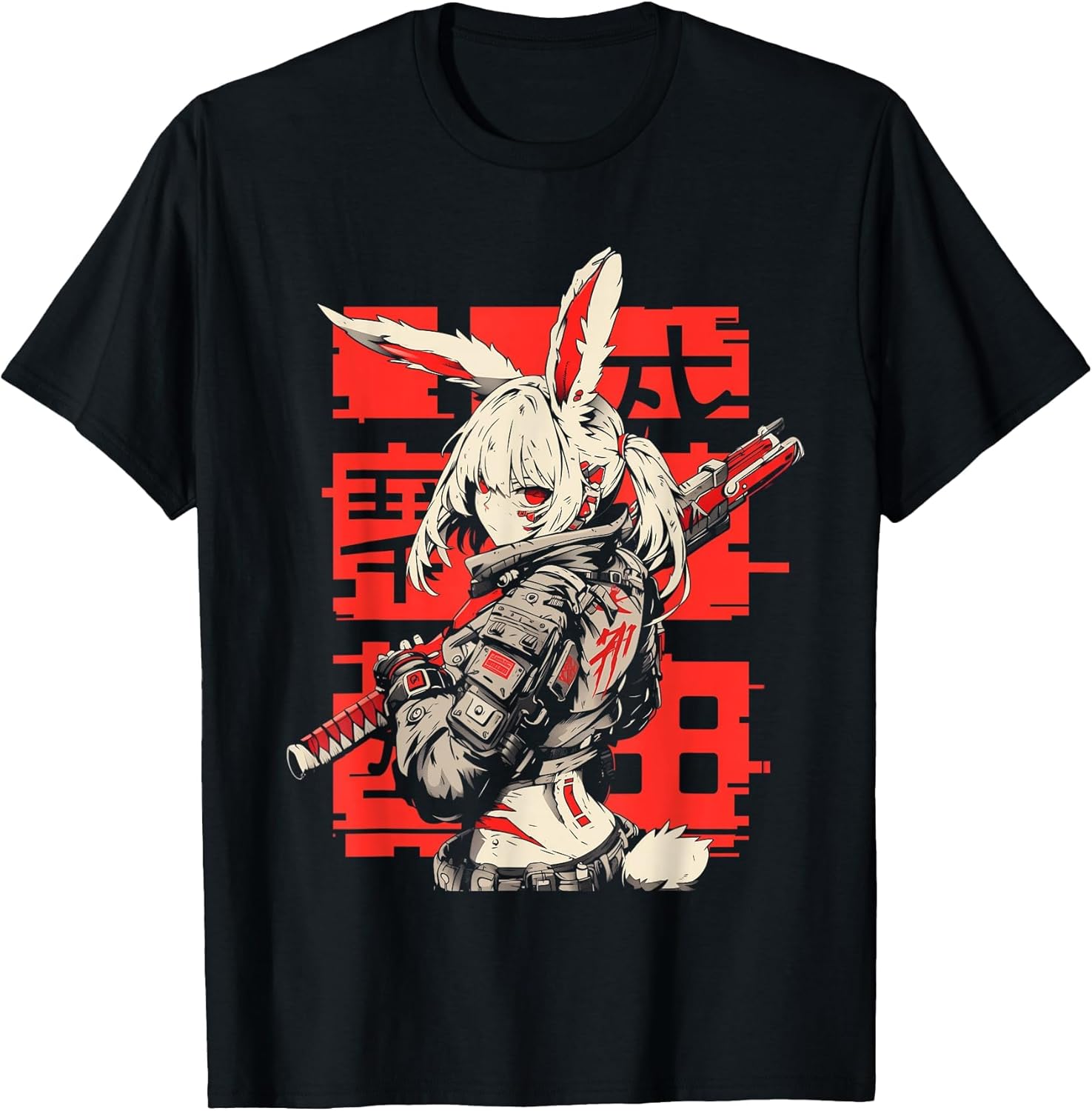 Anime Manga Cyberpunk Aesthetic Techwear Harajuku Bunny Girl