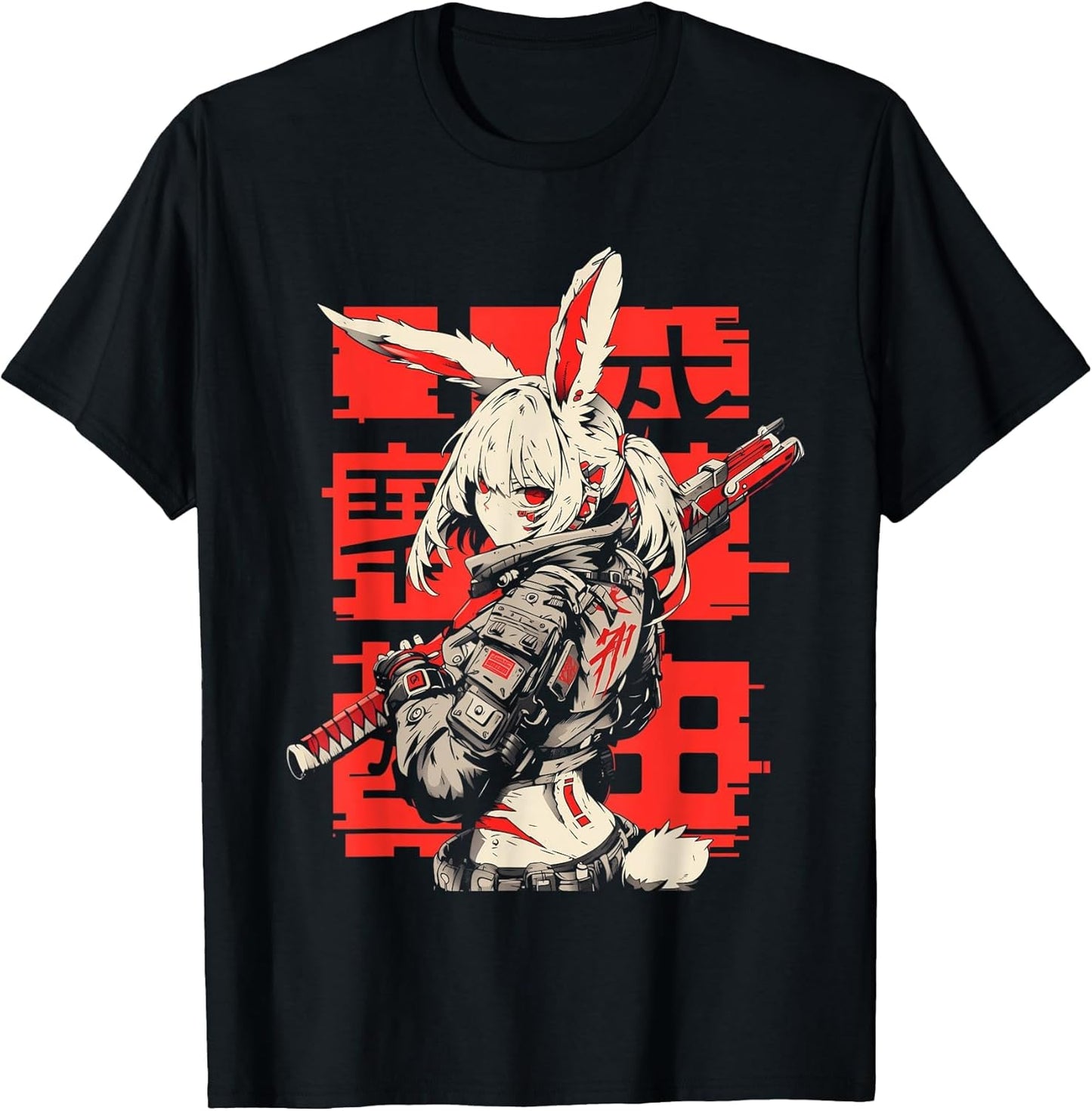 Anime Manga Cyberpunk Aesthetic Techwear Harajuku Bunny Girl
