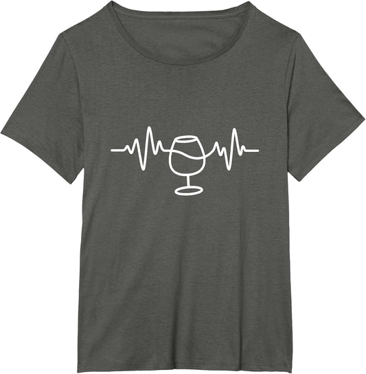 Wine Heartbeat Wine Glass
