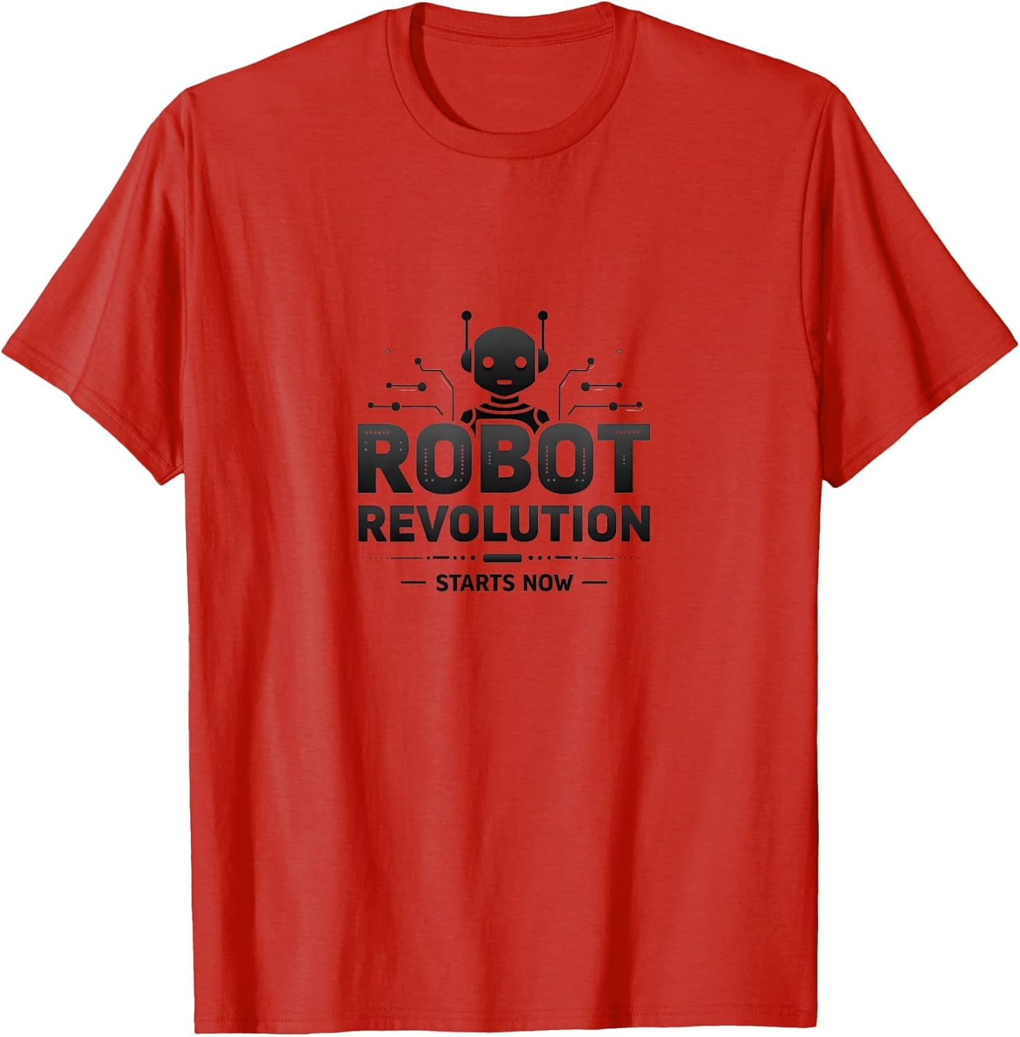 Robot Revolution Starts Now Futuristic Design