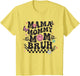 Women's Mother's Day Boy Mama Mommy Mom Bruh Retro Checkered
