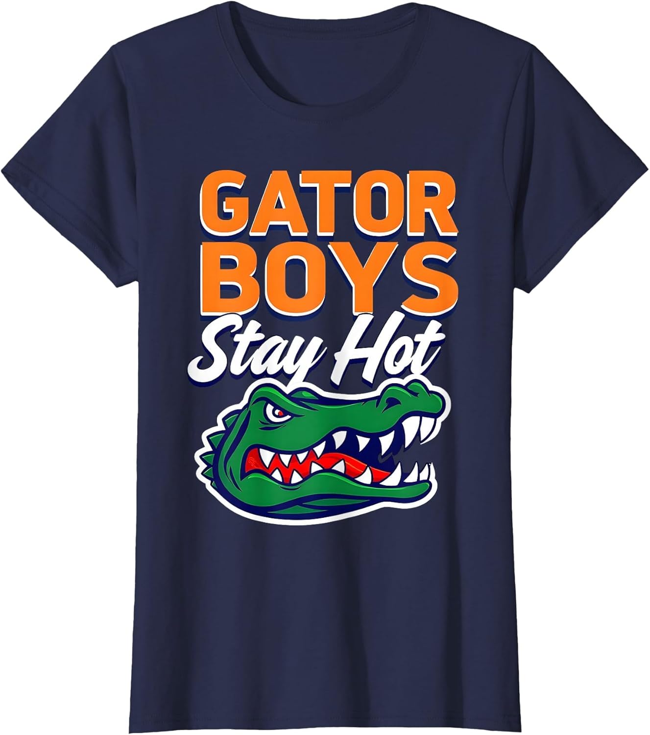 Gator Boys Stay Hot Bold Retro Alligator Graphic Design