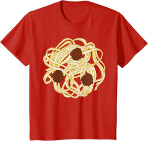 Funny Halloween Costume Food Spaghetti Meatballs Simple Safe