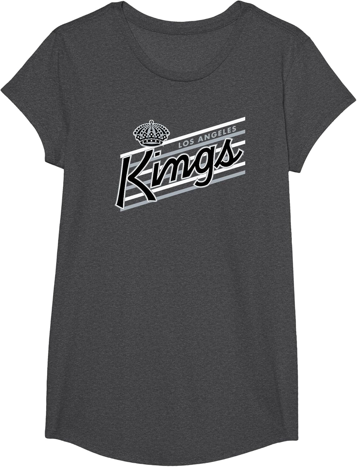 Los Angeles Kings Retro Performer Dark Heather NHL Licensed