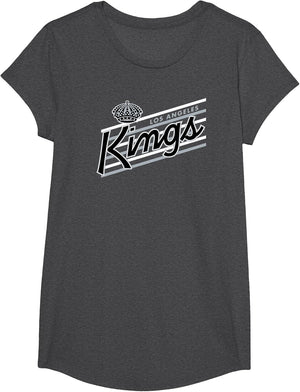 Los Angeles Kings Retro Performer Dark Heather NHL Licensed