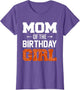 Mom of The Birthday Girl Basketball Mom Family Matching