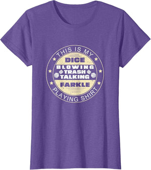 Funny Farkle Playing Shirt Farkle Games for A Farkle Player