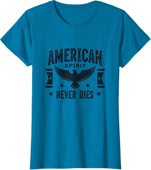 American Spirit Never Dies Patriotic Design