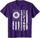 Fight Ehlers Danlos Awareness Shirts, American Flag EDS