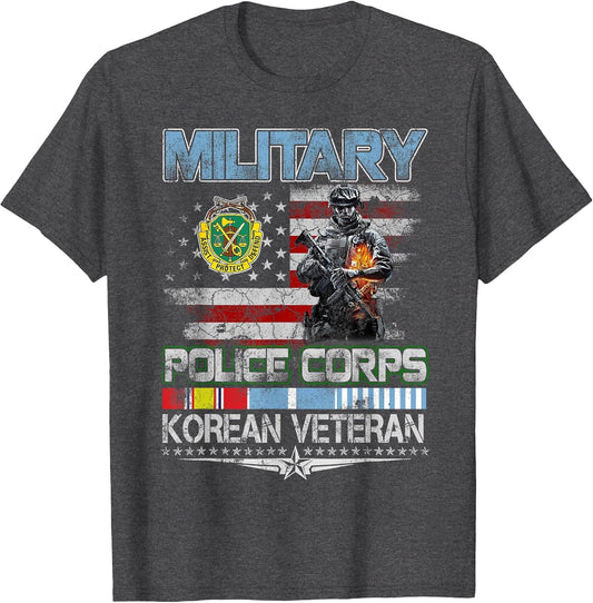 Vintage USA Military Police Corps Korean Veteran Patriotic