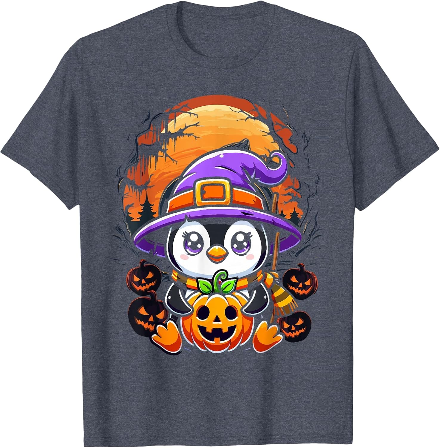 Halloween Penguin Witch Pumpkin Cute Costume Boys Girls Kids