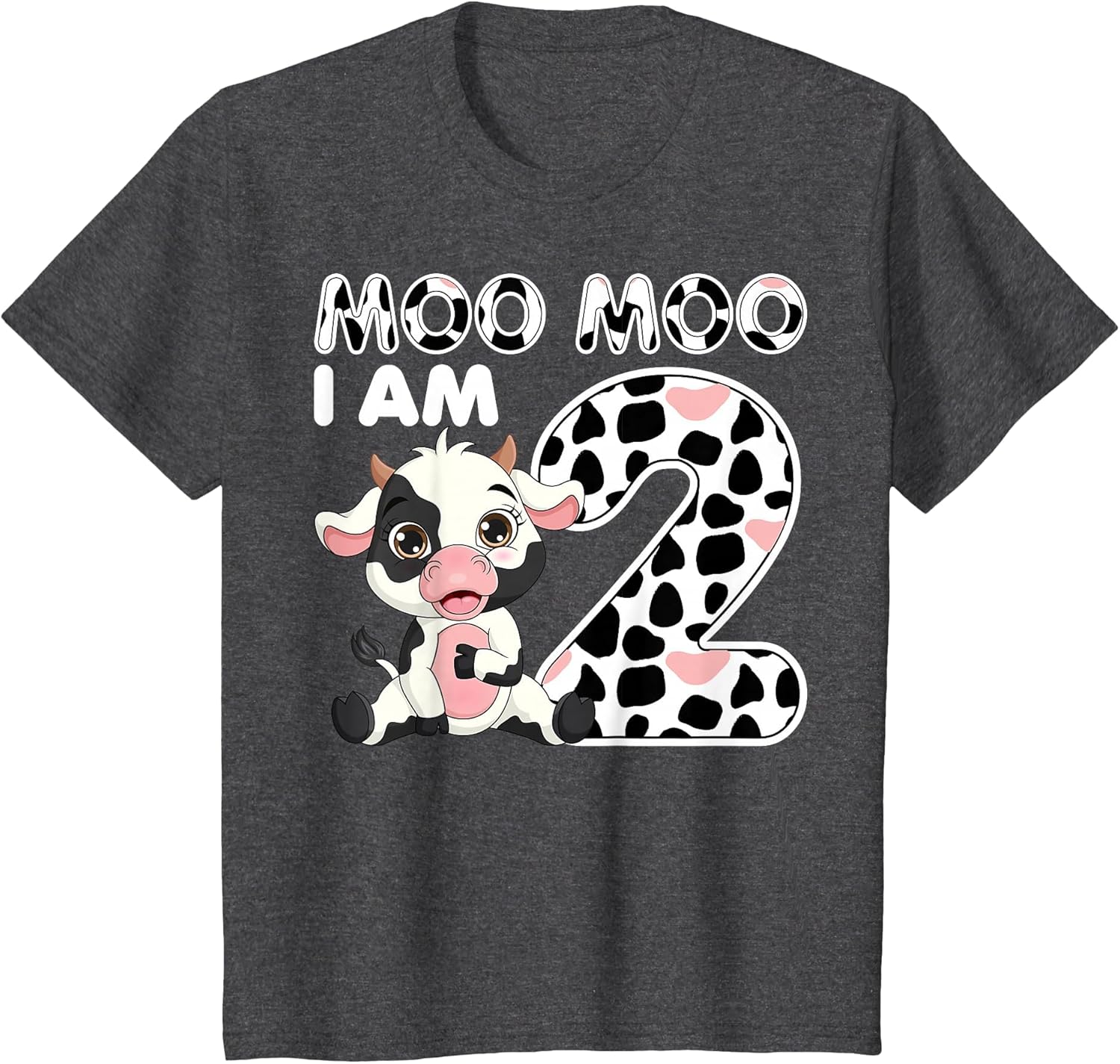 Cow Moo Moo I'm Two - 2 Years Old Cow Lover 2nd Birthday