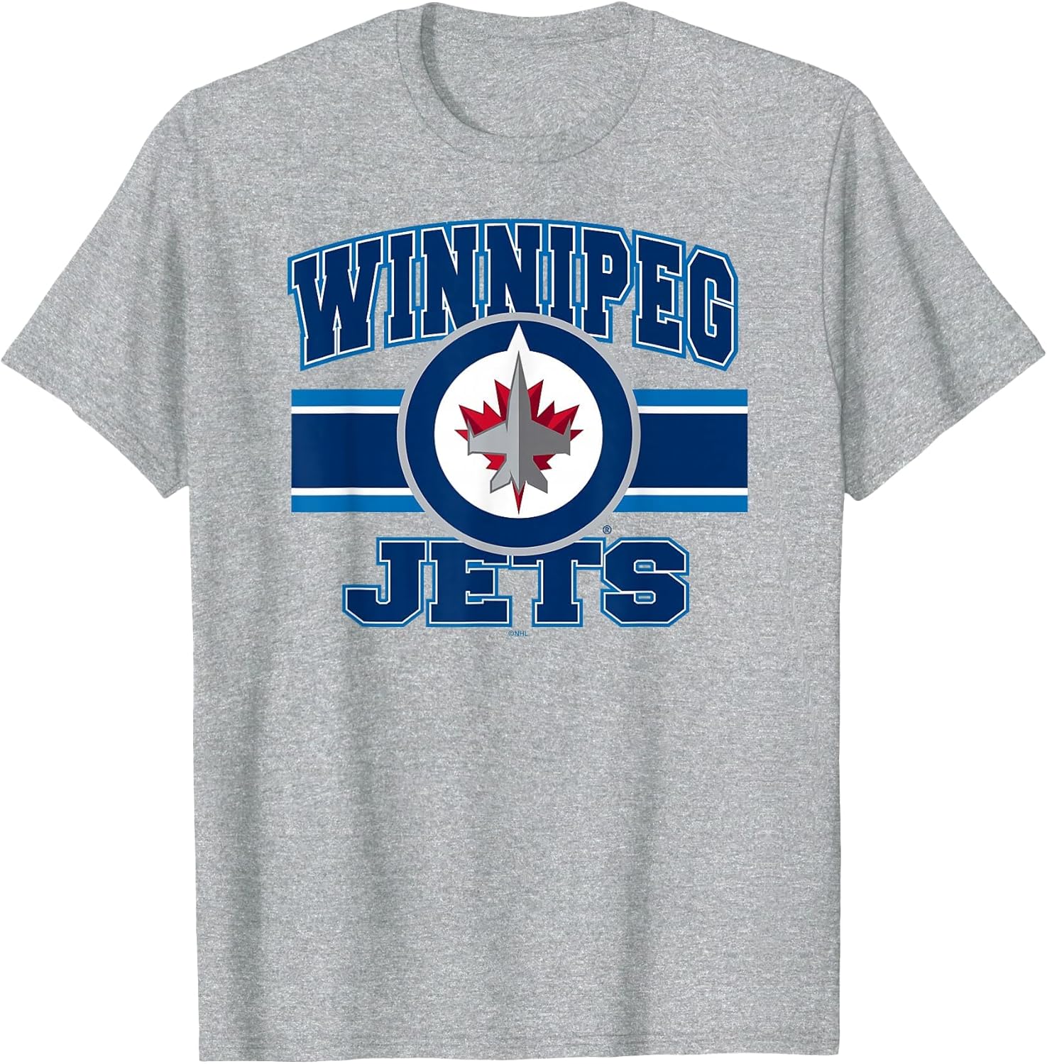 Winnipeg Jets Stripe Gray Officially Licensed
