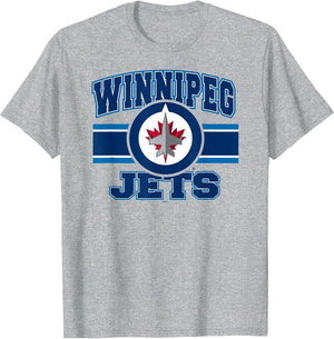 Winnipeg Jets Stripe Gray Officially Licensed