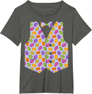 Easter Eggs Vest and Bow tie Bunny Costume