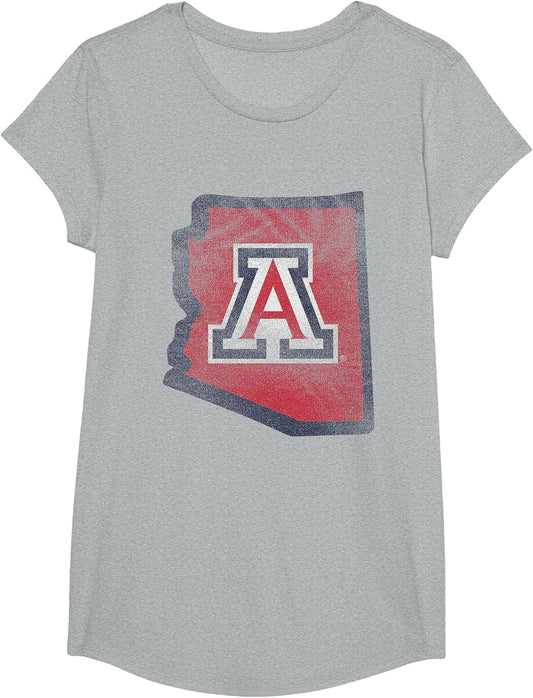 Arizona Wildcats Retro State Officially Licensed