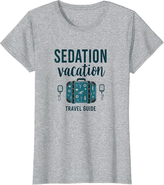 Sedation Vacation Mode Travel Guide ICU Nurse Design