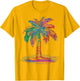 Cool Summer Vacation Men Women Beach Palm Tree