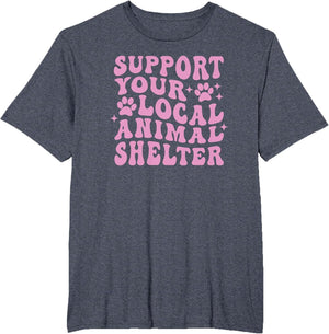 Support Your Local Animal Shelter Rescue Dogs Fur Mama Retro