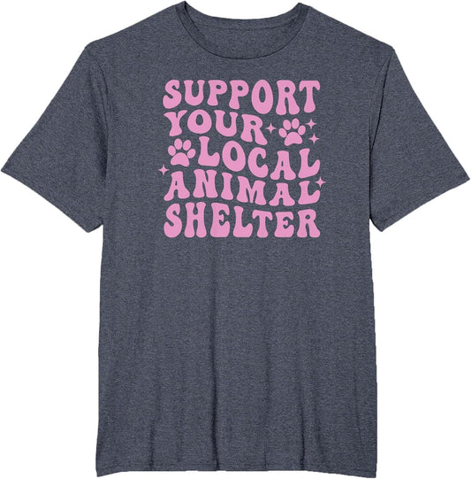 Support Your Local Animal Shelter Rescue Dogs Fur Mama Retro
